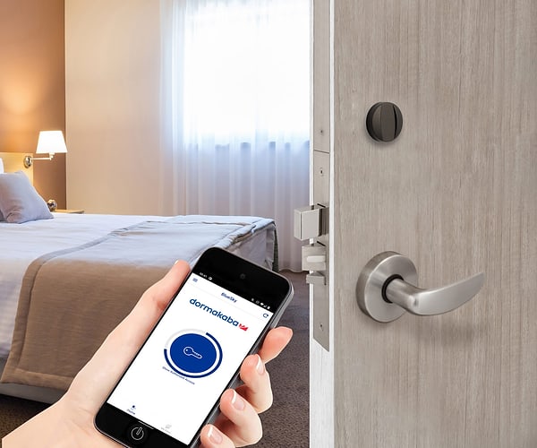 Saflok Quantum Pixel door lock by Dormakaba and Mr. Locksmith