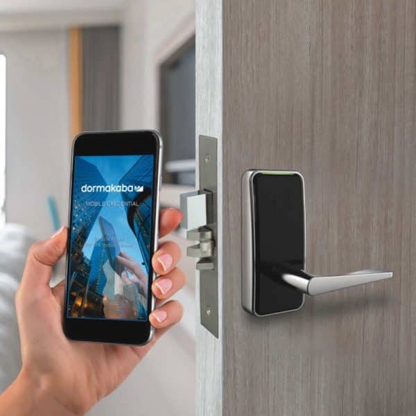 Saffire LX Dormakaba hotel room smart rfid locks.